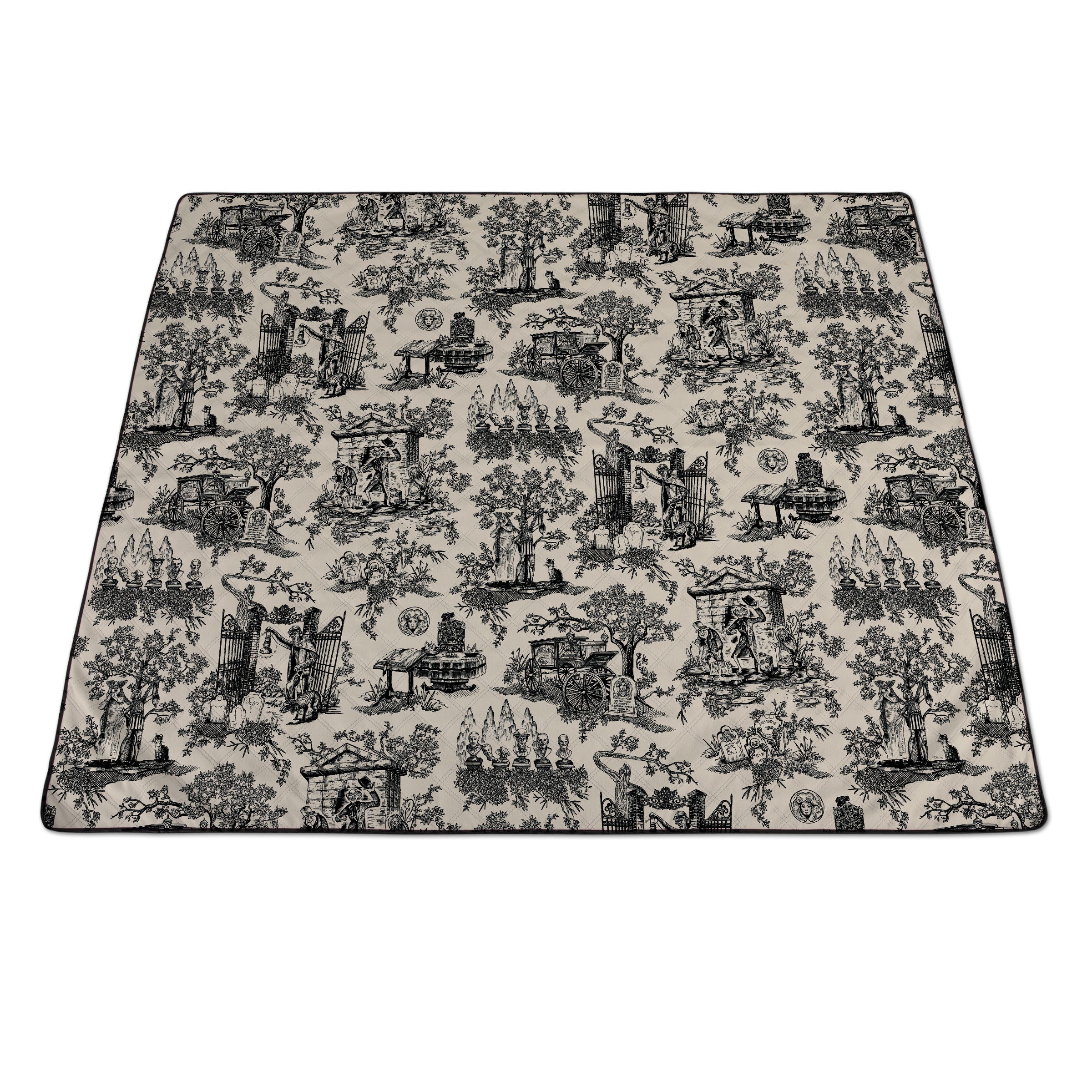 Haunted Mansion Welcome Foolish Mortals - Impresa Picnic Blanket
