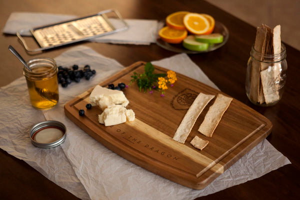 House of the Dragon - Ovale Acacia Cutting Board-Picnic Time Family of Brands