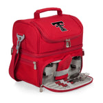 Texas Tech Red Raiders - Pranzo Lunch Bag Cooler with Utensils-Picnic Time Family of Brands