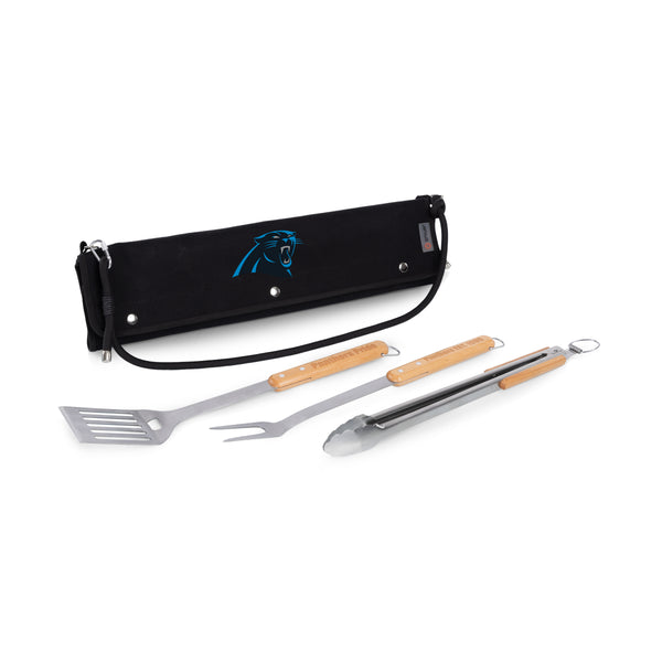 Carolina Panthers - BBQ Roll Up 3 Piece Set-Picnic Time Family of Brands