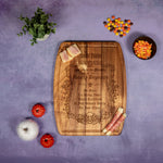 Haunted Mansion - Ovale Acacia Cutting Board-Picnic Time Family of Brands