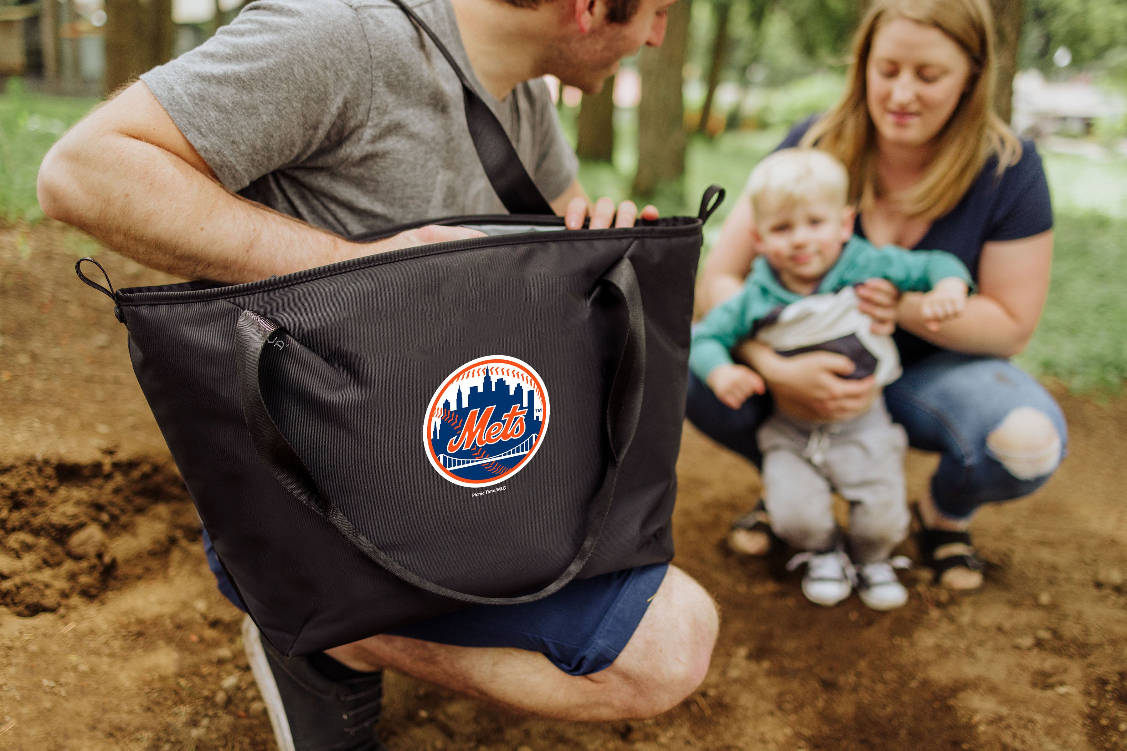 New York Mets - Tarana Recycled Cooler Tote Bag-Picnic Time Family of Brands