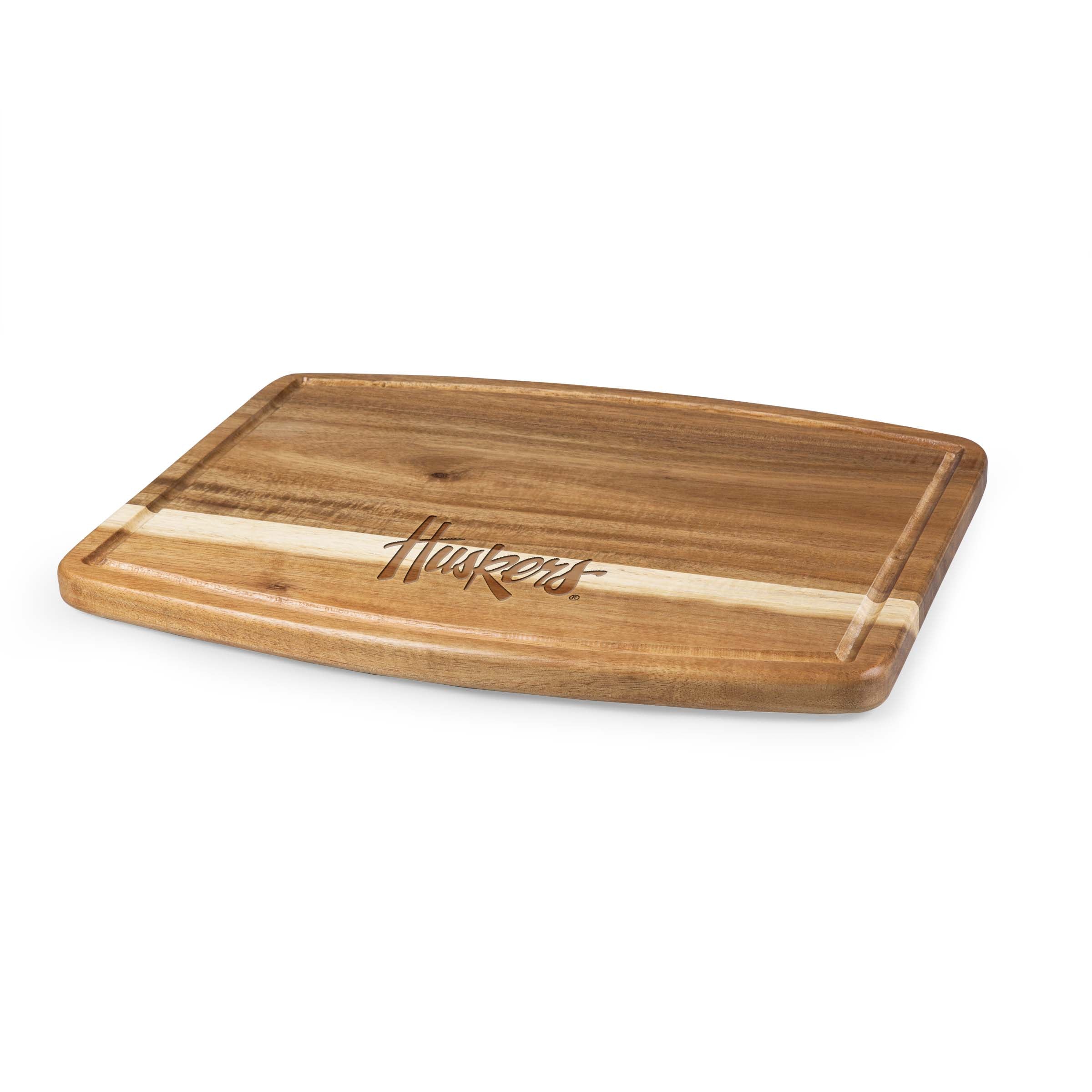 Nebraska Cornhuskers - Ovale Acacia Cutting Board