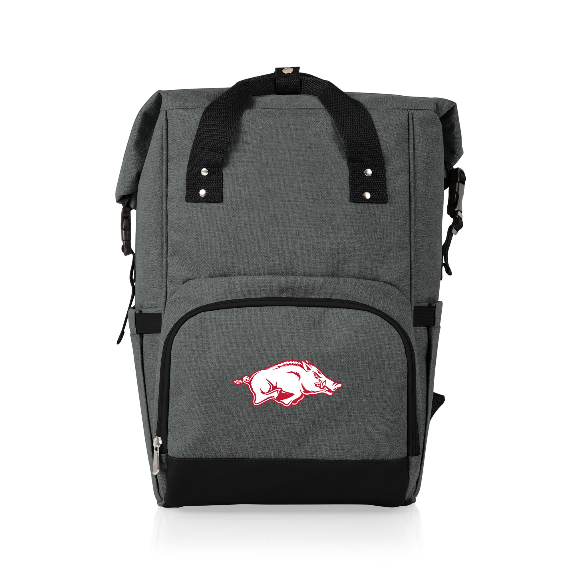Arkansas Razorbacks - On The Go Roll-Top Backpack Cooler