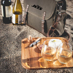 Khaki Green with Brown Accents