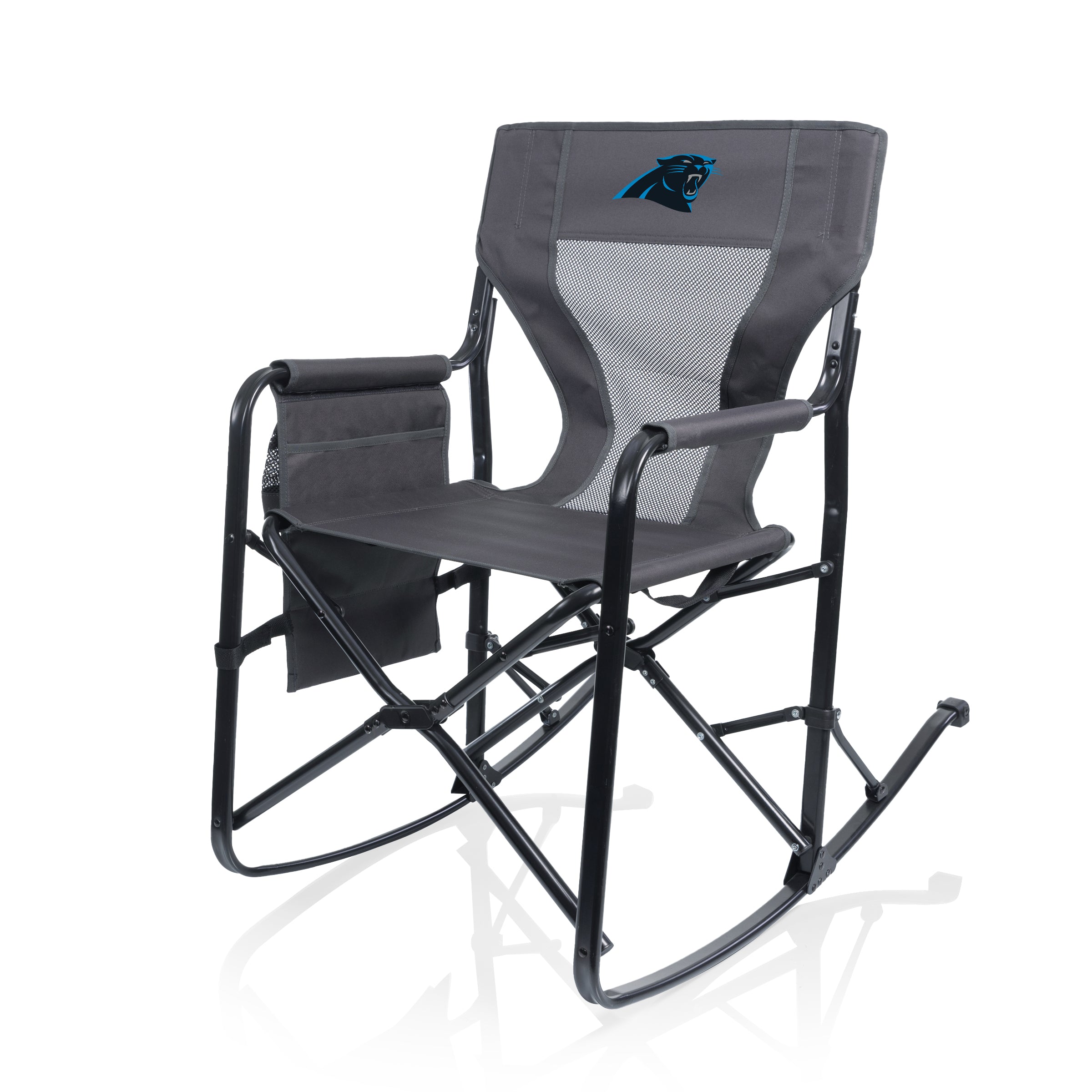 Carolina Panthers - Woodland Rocking Camping Chair-Picnic Time Family of Brands