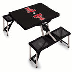 Texas Tech Red Raiders - Picnic Table Portable Folding Table with Seats-Picnic Time Family of Brands