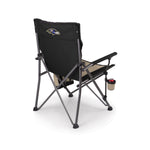 Baltimore Ravens Logo - Big Bear XXL Camping Chair with Cooler-Picnic Time Family of Brands