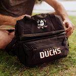 Anaheim Ducks - Tarana Recycled Lunch Bag Cooler with Utensils-Picnic Time Family of Brands