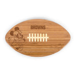 Cleveland Browns Mickey Mouse - Touchdown! Football Cutting Board & Serving Tray