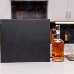 Ambassador Whiskey Box with Decanter and 4 Lowball Glasses