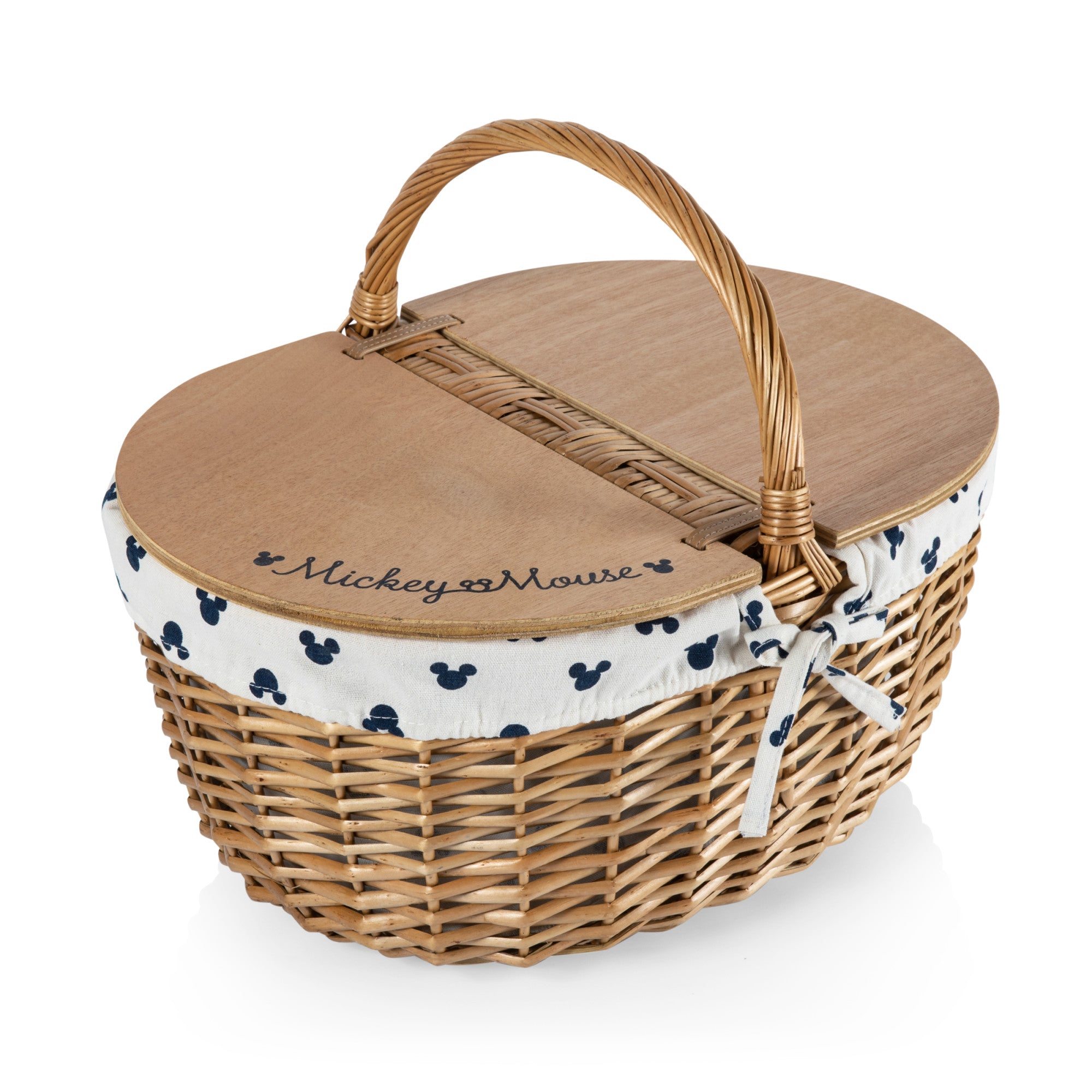 Mickey Mouse Silhouette - Country Picnic Basket