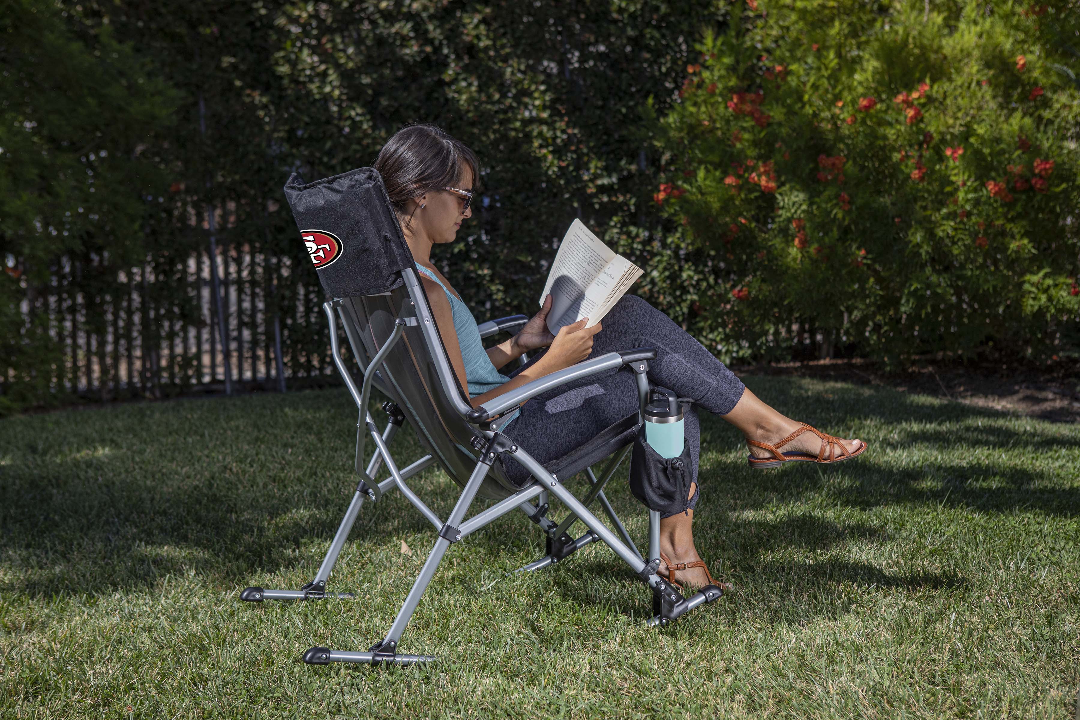 San Francisco 49ers - Outdoor Rocking Camp Chair