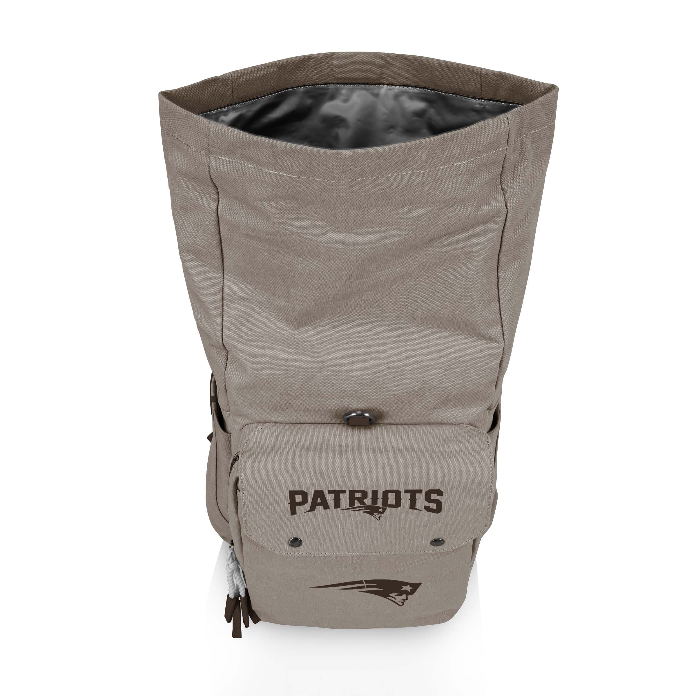 New England Patriots - Carmel Roll Top Picnic Backpack Cooler-Picnic Time Family of Brands
