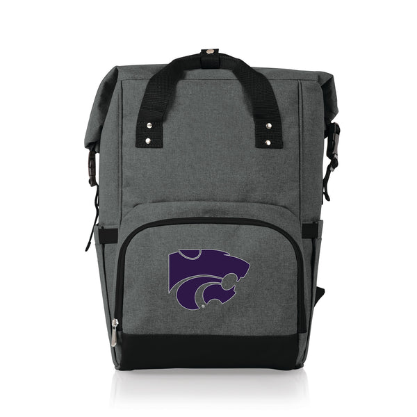 Kansas State Wildcats - On The Go Roll-Top Backpack Cooler