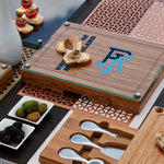 Rhode Island Rams - Concerto Glass Top Cheese Cutting Board & Tools Set-Picnic Time Family of Brands