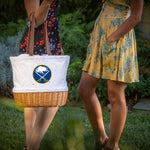 Buffalo Sabres - Coronado Canvas and Willow Basket Tote