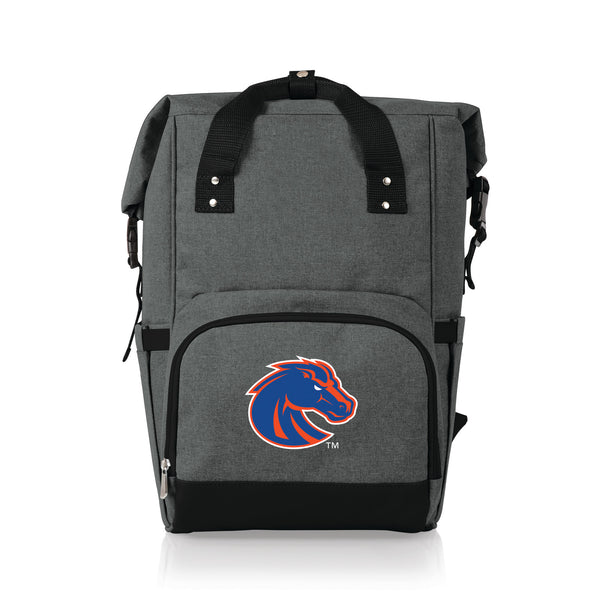 Boise State Broncos - On The Go Roll-Top Backpack Cooler