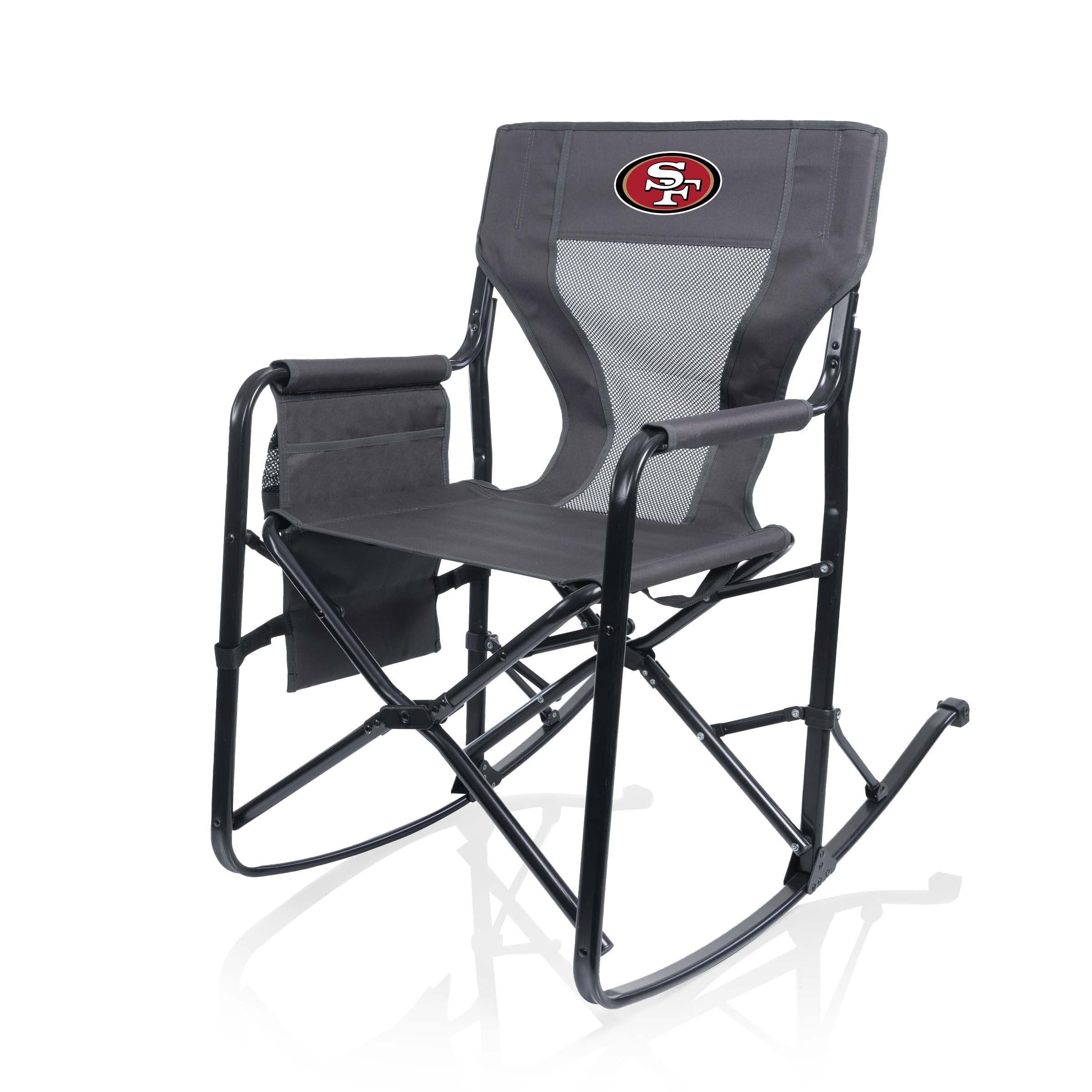 San Francisco 49ers - Woodland Rocking Camping Chair-Picnic Time Family of Brands