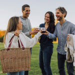 Terrabella Earth Friendly Handwoven Picnic Basket Set for 2