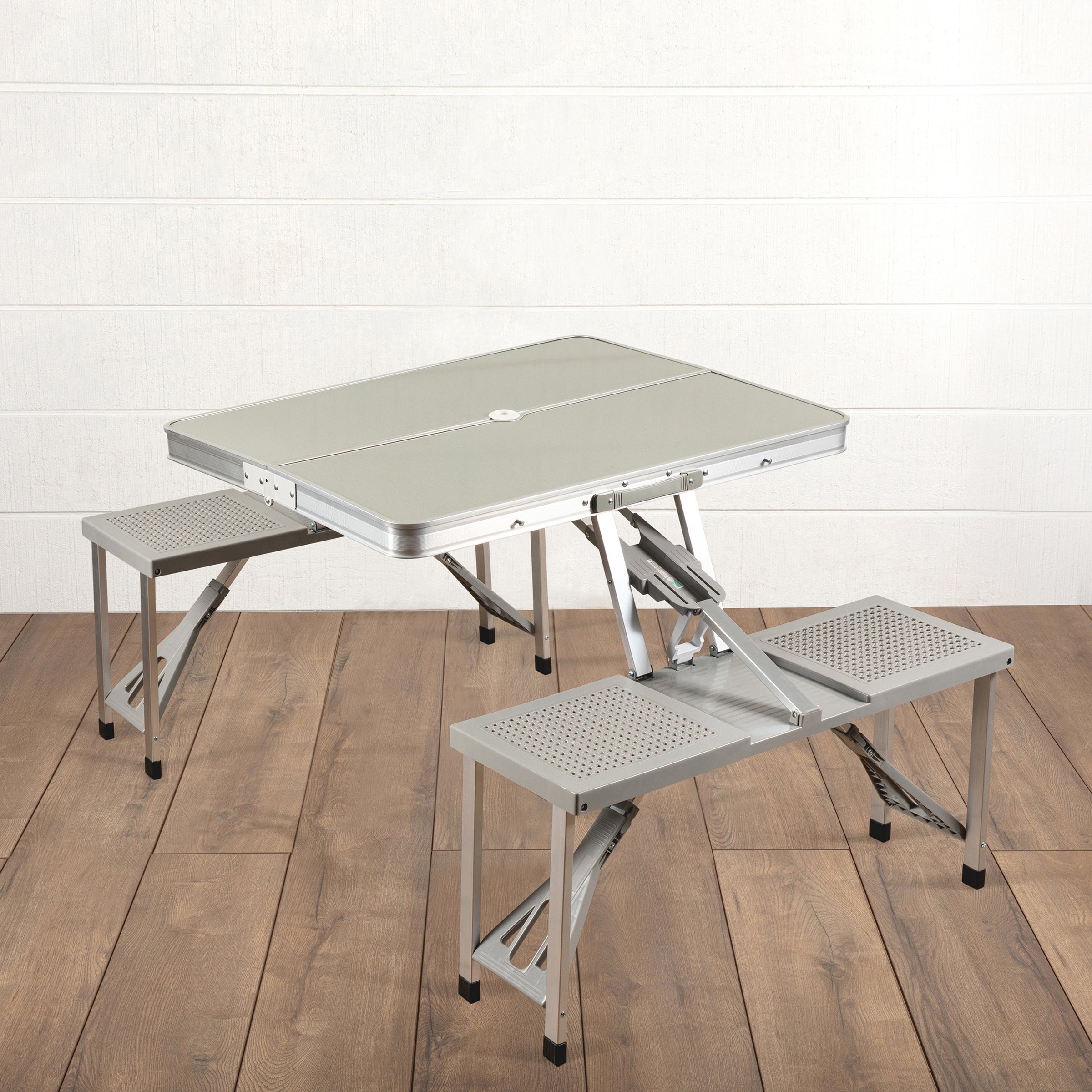 famila campingtisch Aluminum Portable Picnic Table with Seats – PICNIC TIME FAMILY OF BRANDS