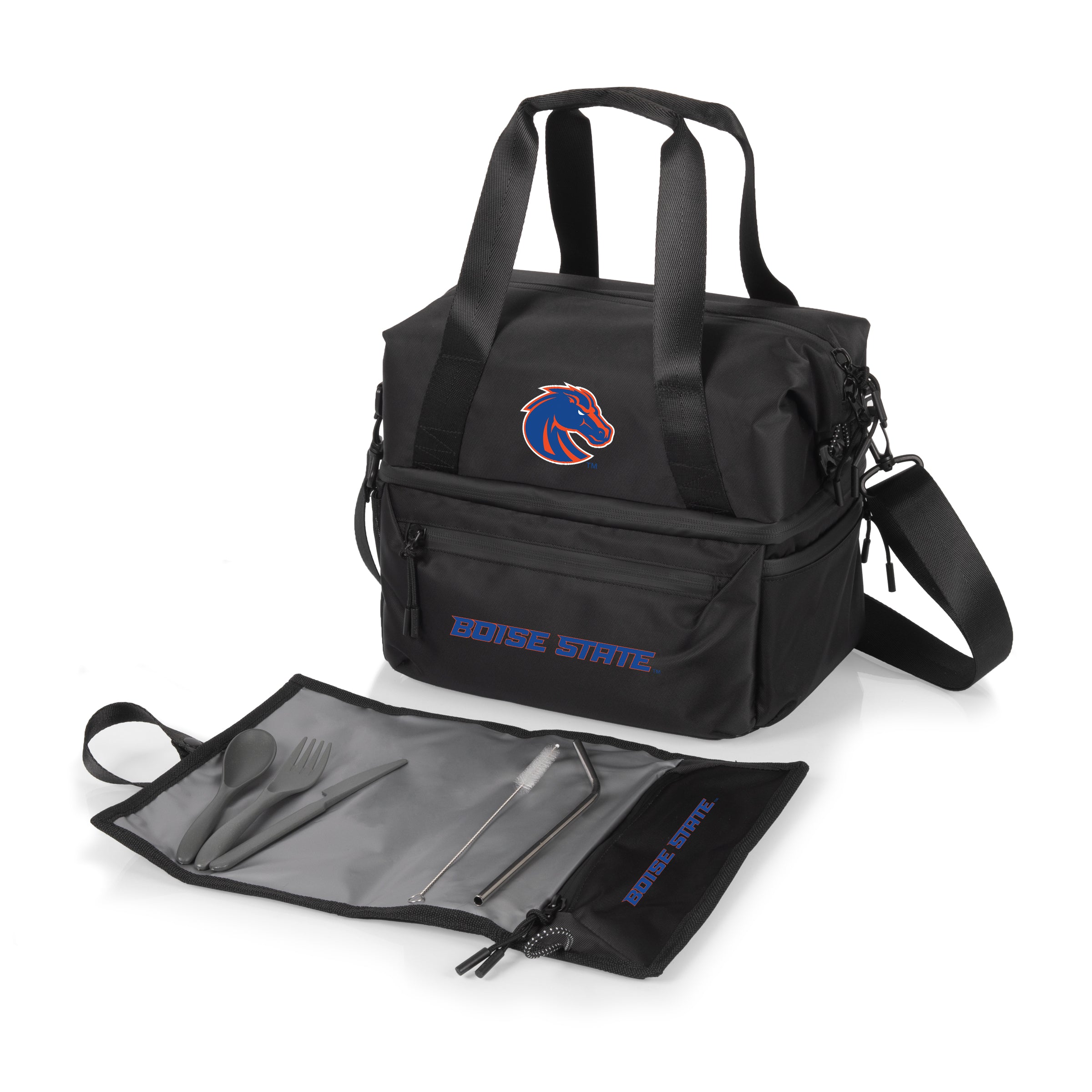 Boise State Broncos - Tarana Recycled Lunch Bag Cooler with Utensils
