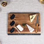 Kansas Jayhawks - Delio Acacia Cheese Cutting Board & Tools Set