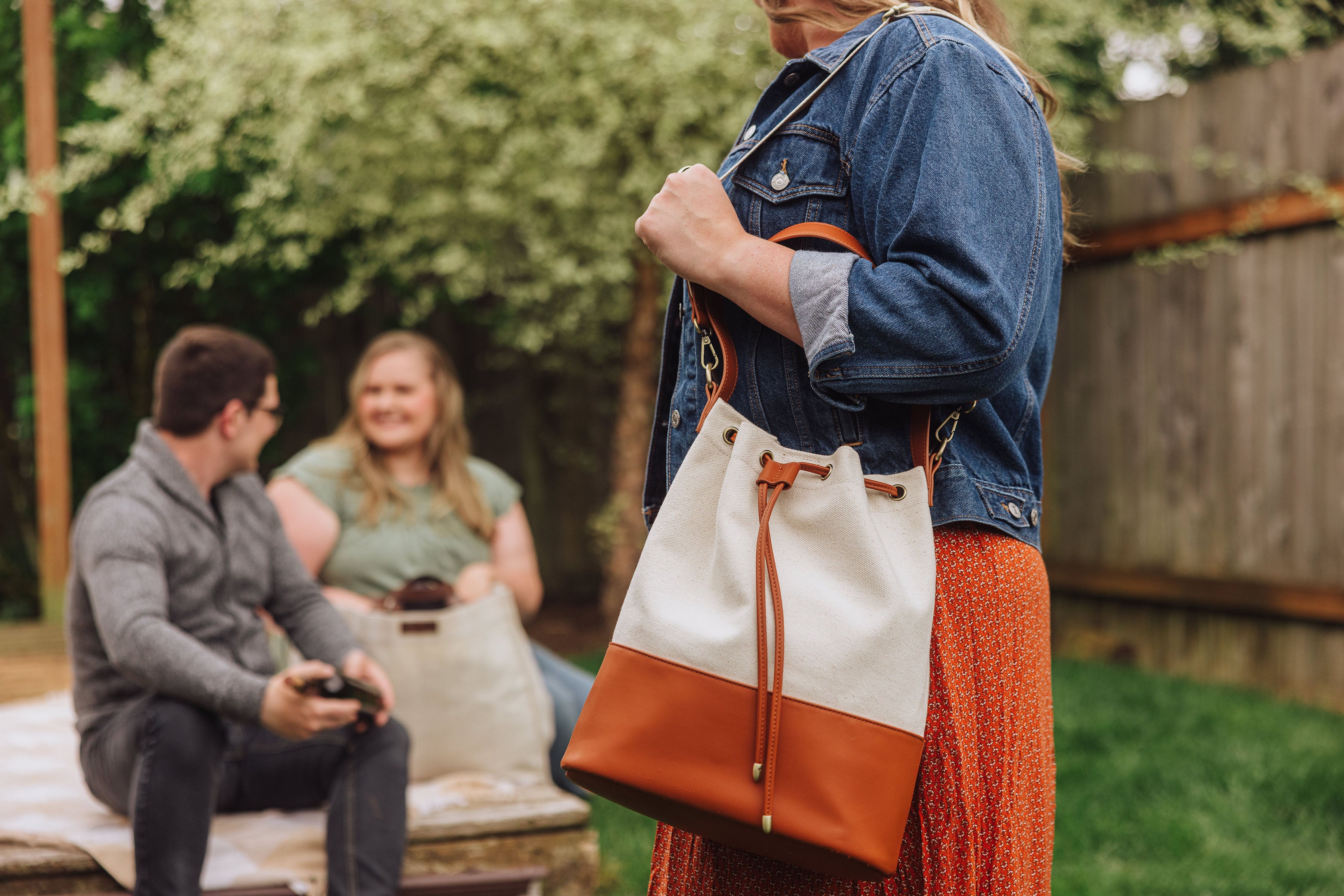 Sirolo Canvas & Leatherette Tote