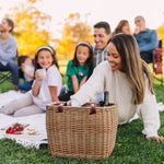 Terrabella Earth Friendly Handwoven Picnic Basket Set for 2