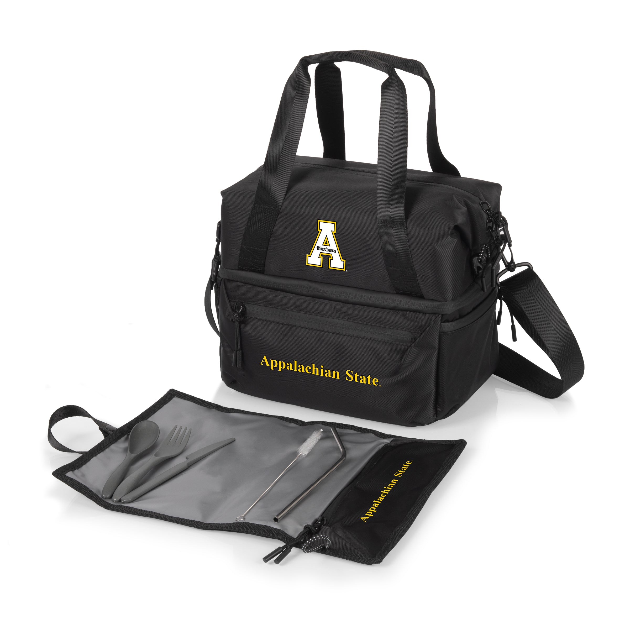 App State Mountaineers - Tarana Recycled Lunch Bag Cooler with Utensils
