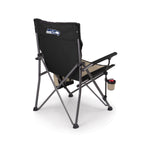 Seattle Seahawks Logo - Big Bear XXL Camping Chair with Cooler-Picnic Time Family of Brands