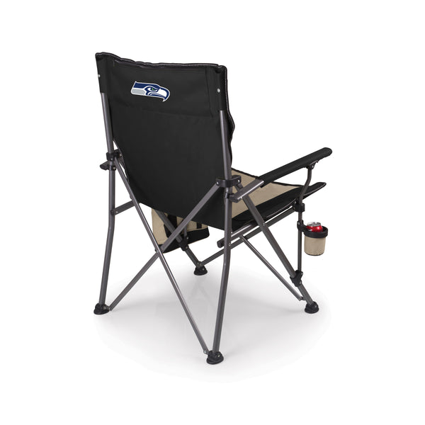 Seattle Seahawks Logo - Big Bear XXL Camping Chair with Cooler