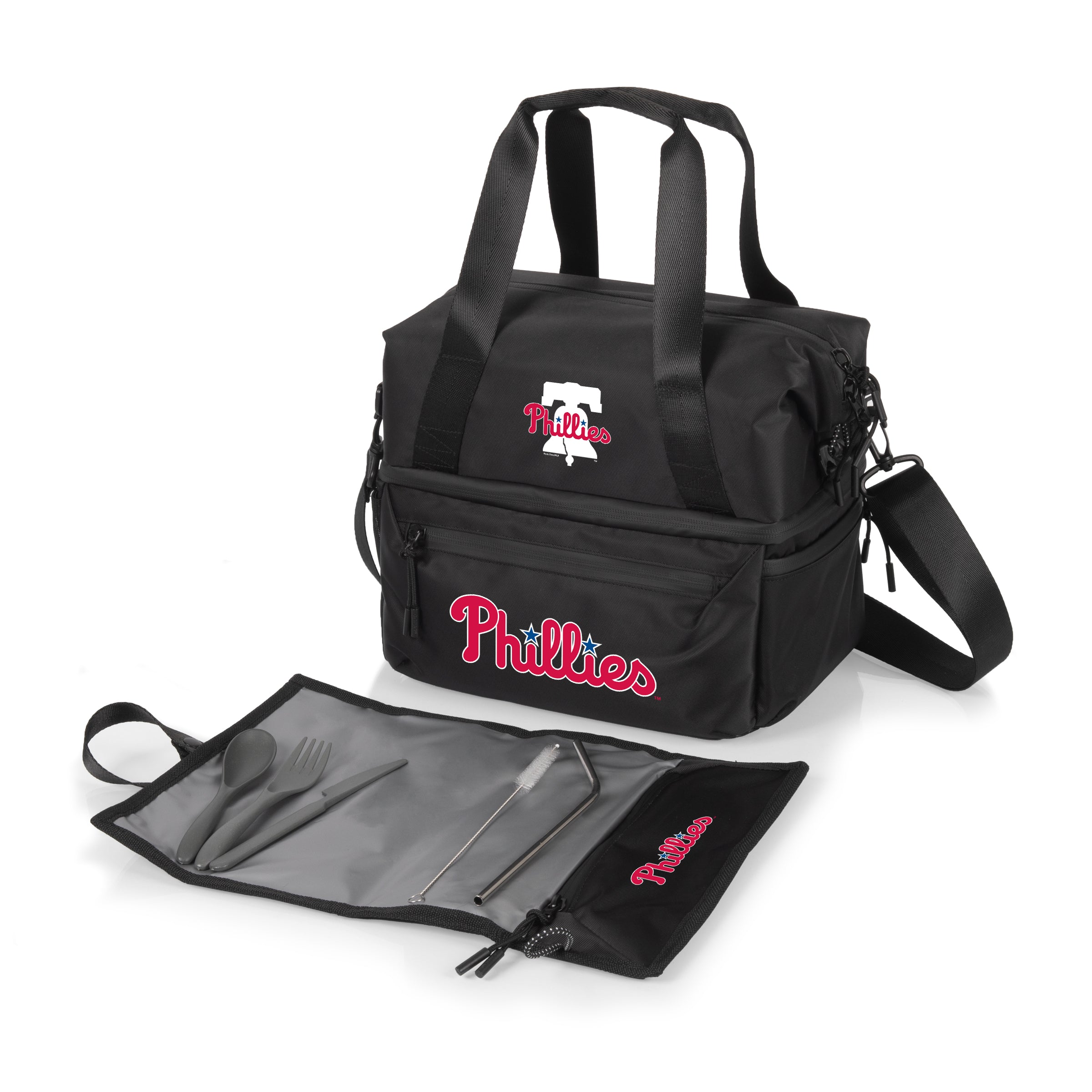 Philadelphia Phillies - Tarana Recycled Lunch Bag Cooler with Utensils