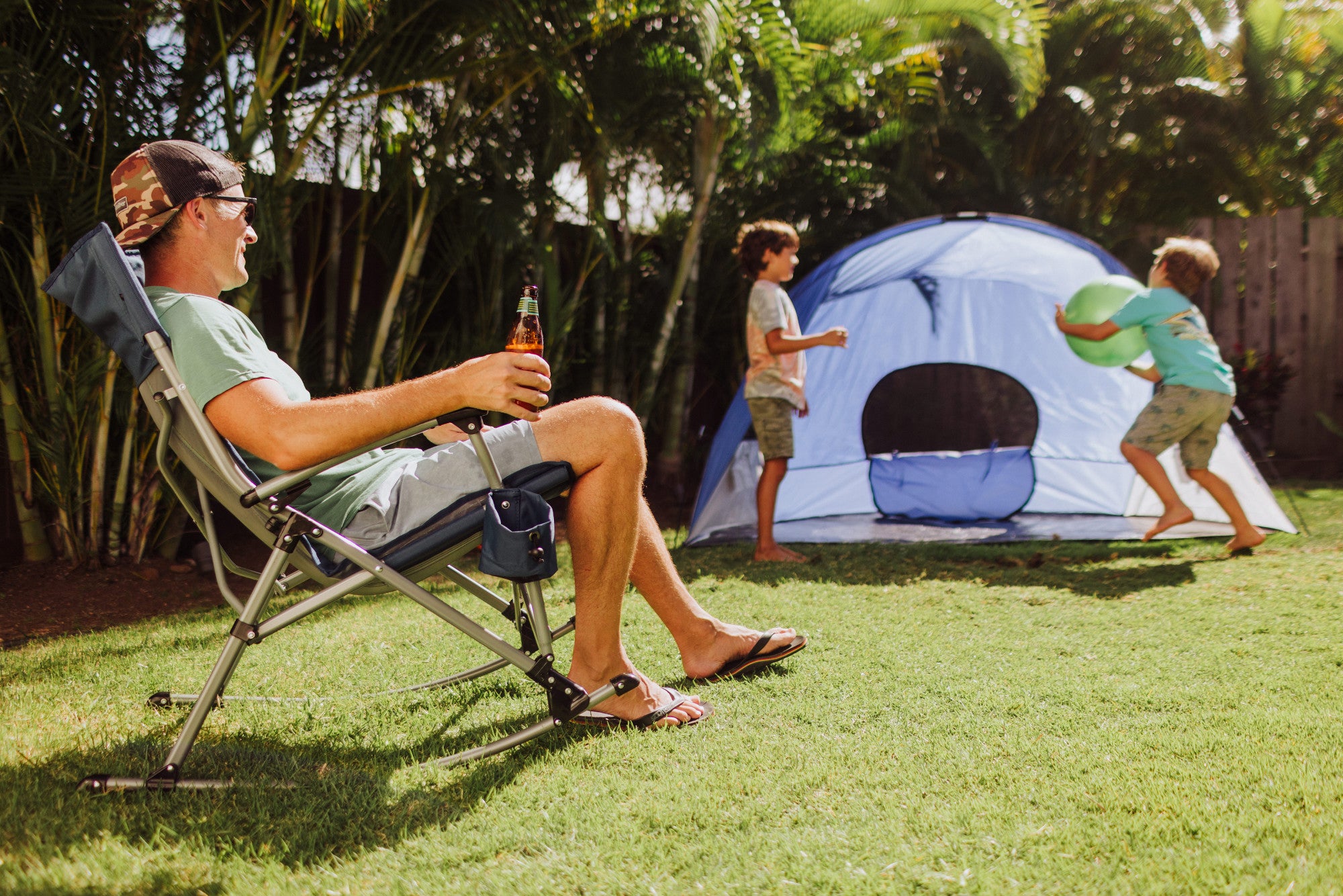 camping chair tent Outdoor Rocking Camp Chair
