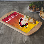Arizona Cardinals - Billboard Glass Top Serving Tray-Picnic Time Family of Brands