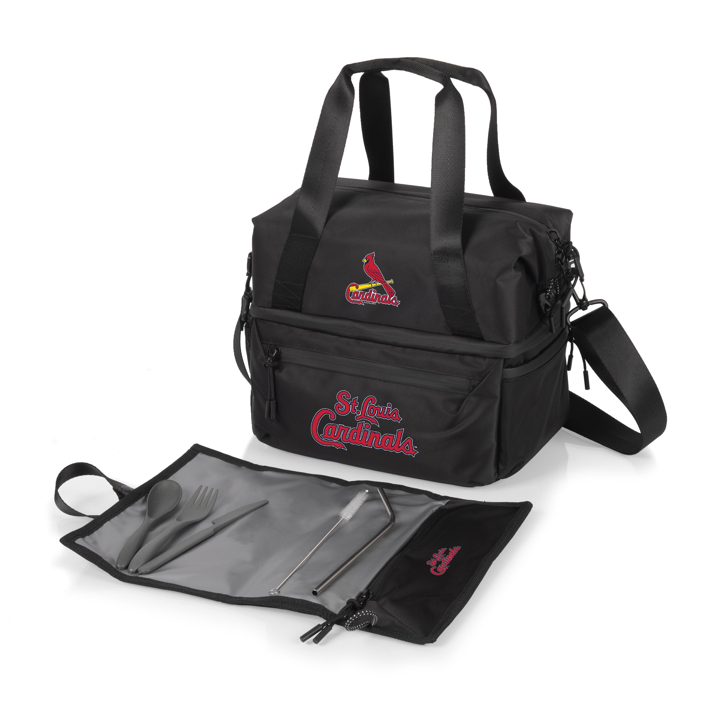 St. Louis Cardinals - Tarana Recycled Lunch Bag Cooler with Utensils