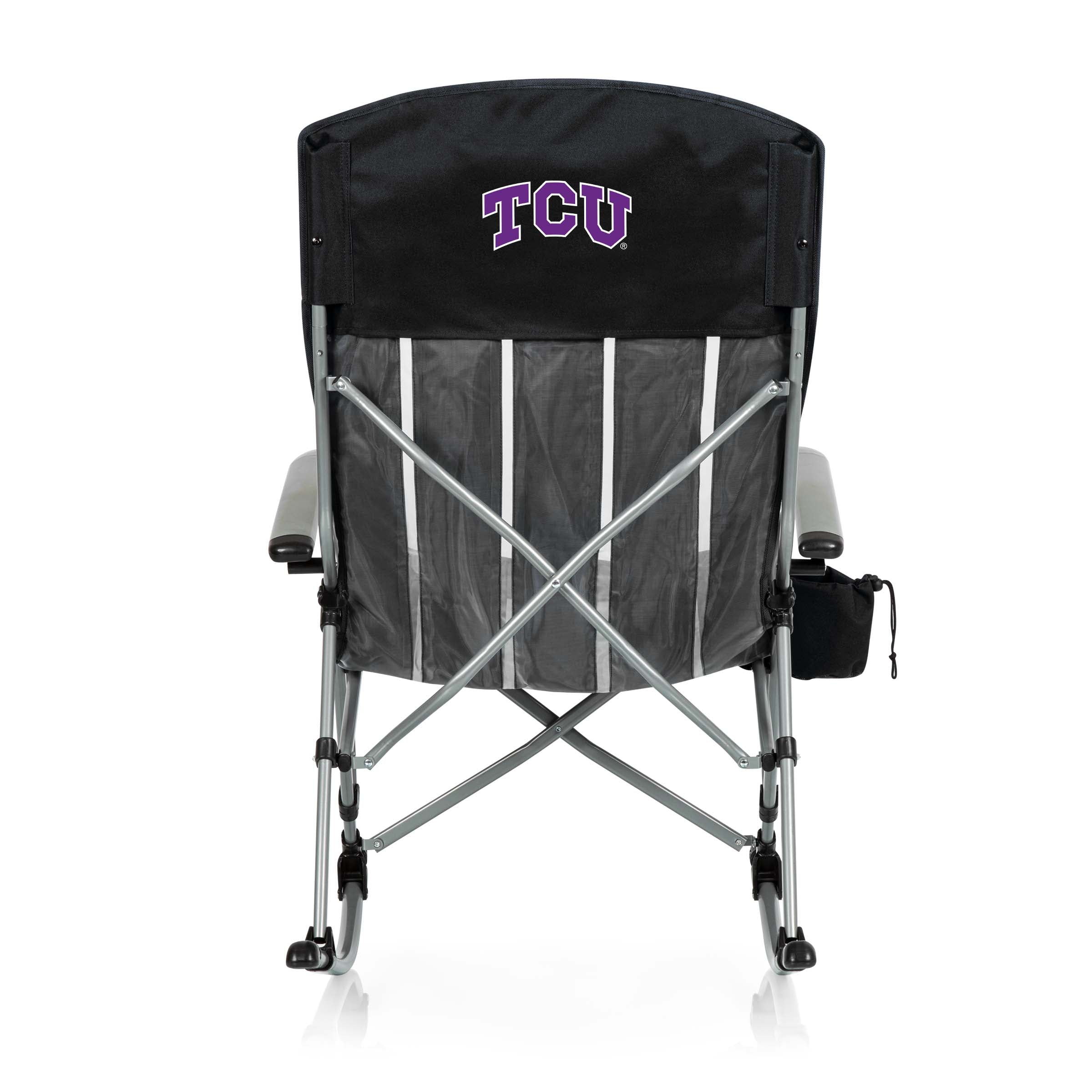 TCU Horned Frogs - Outdoor Rocking Camp Chair