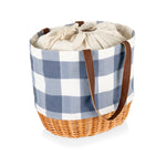 Coronado Canvas and Willow Basket Tote-Picnic Time Family of Brands