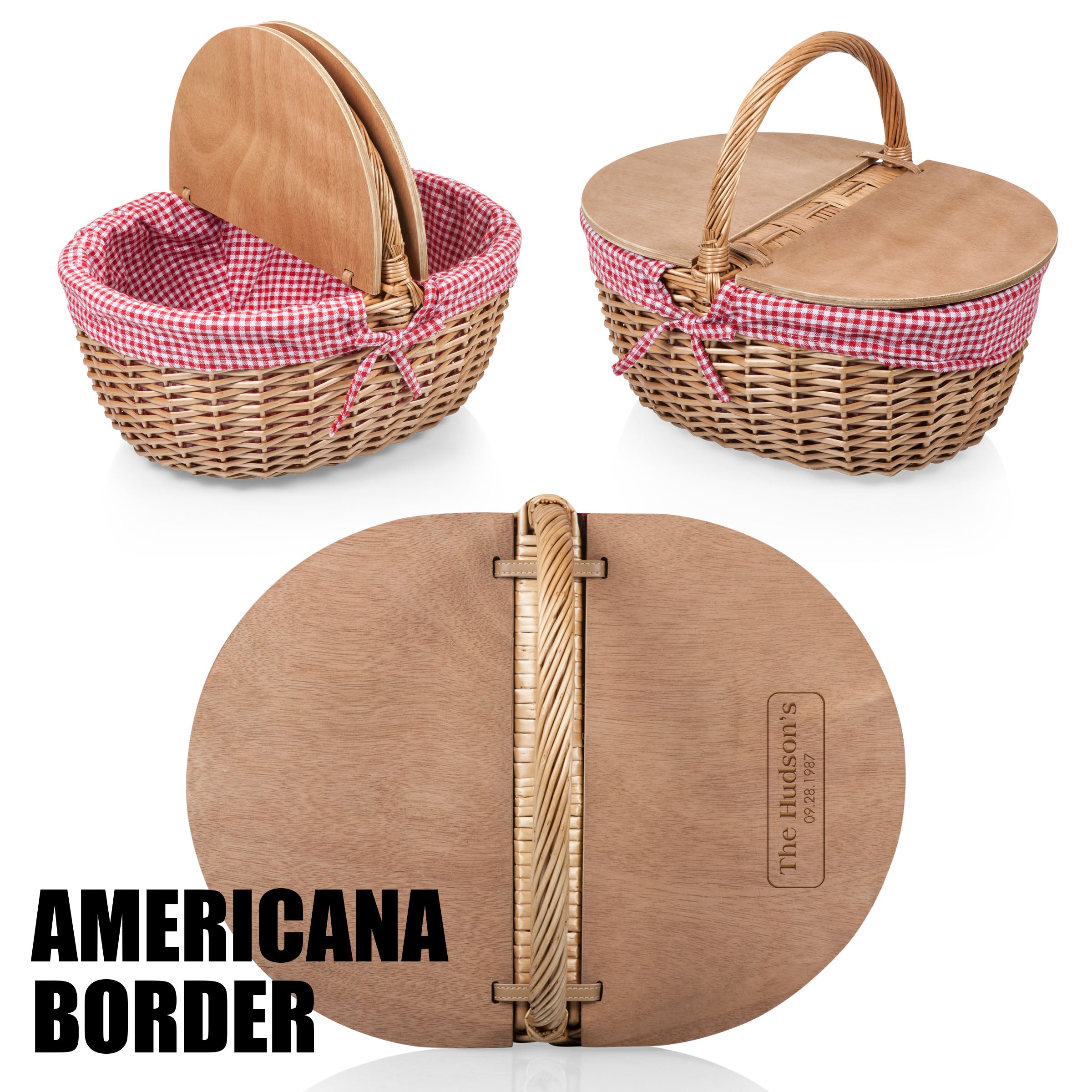 Country Picnic Basket-Picnic Time Family of Brands