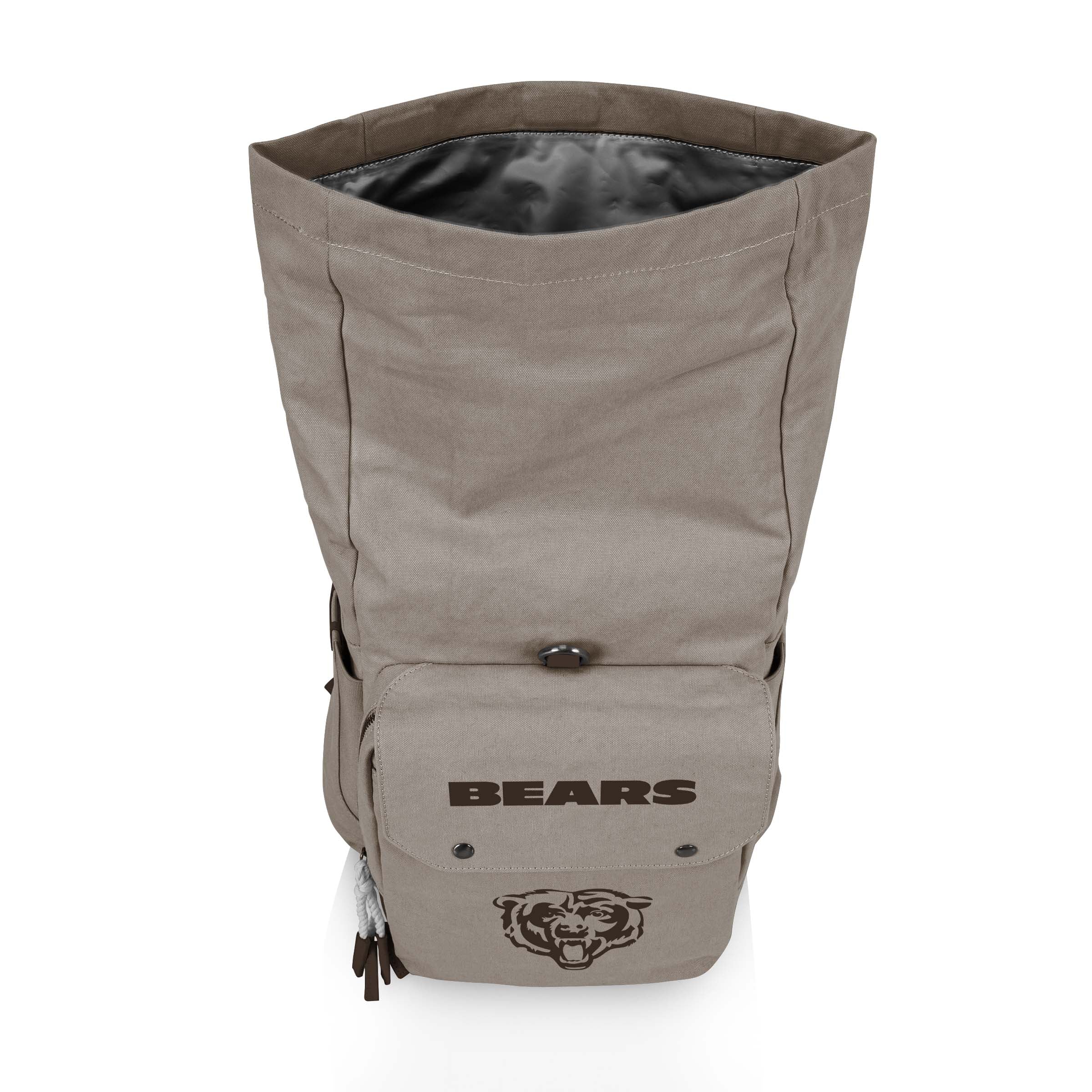Chicago Bears - Carmel Roll Top Picnic Backpack Cooler-Picnic Time Family of Brands