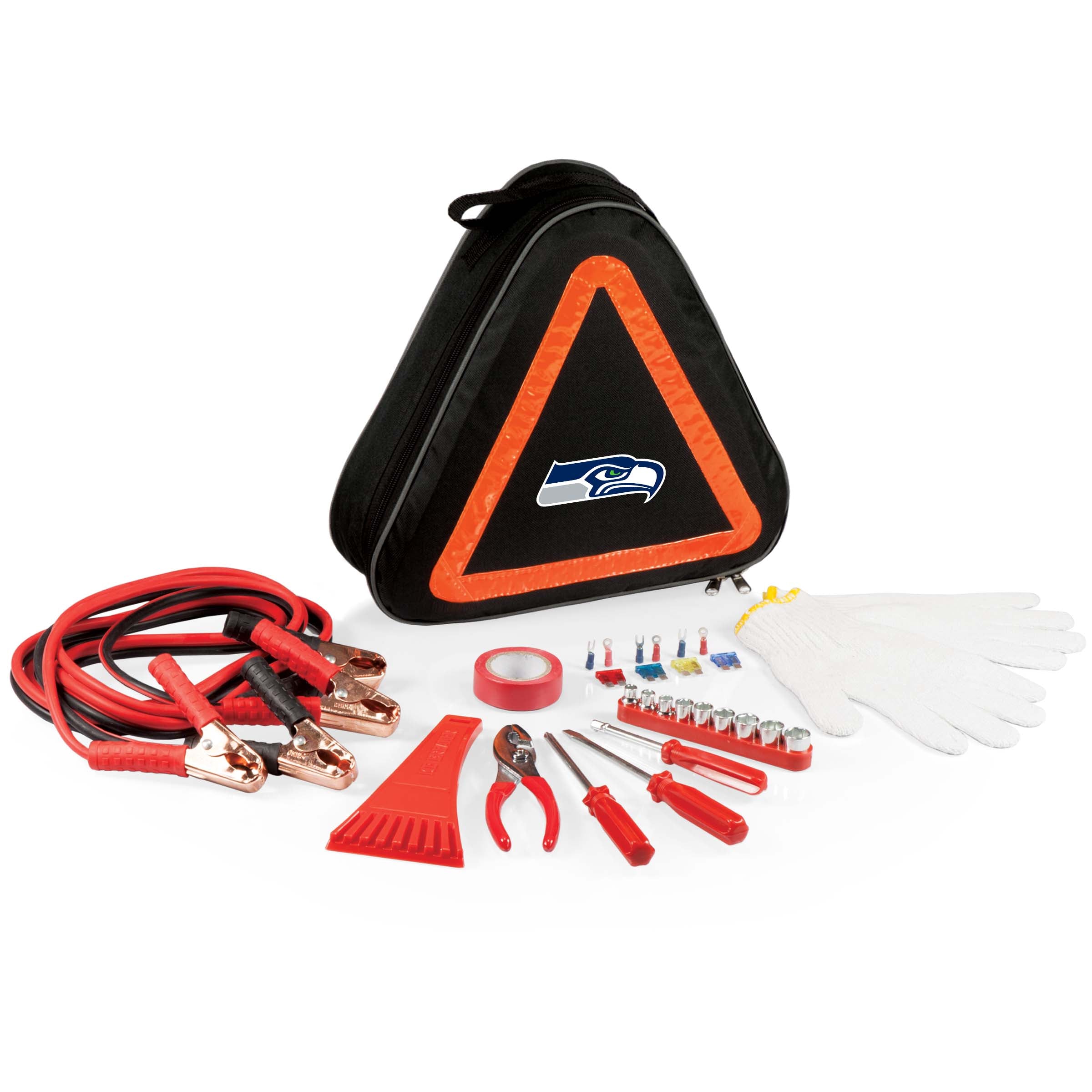 Seattle Seahawks - Roadside Emergency Car Kit-Picnic Time Family of Brands
