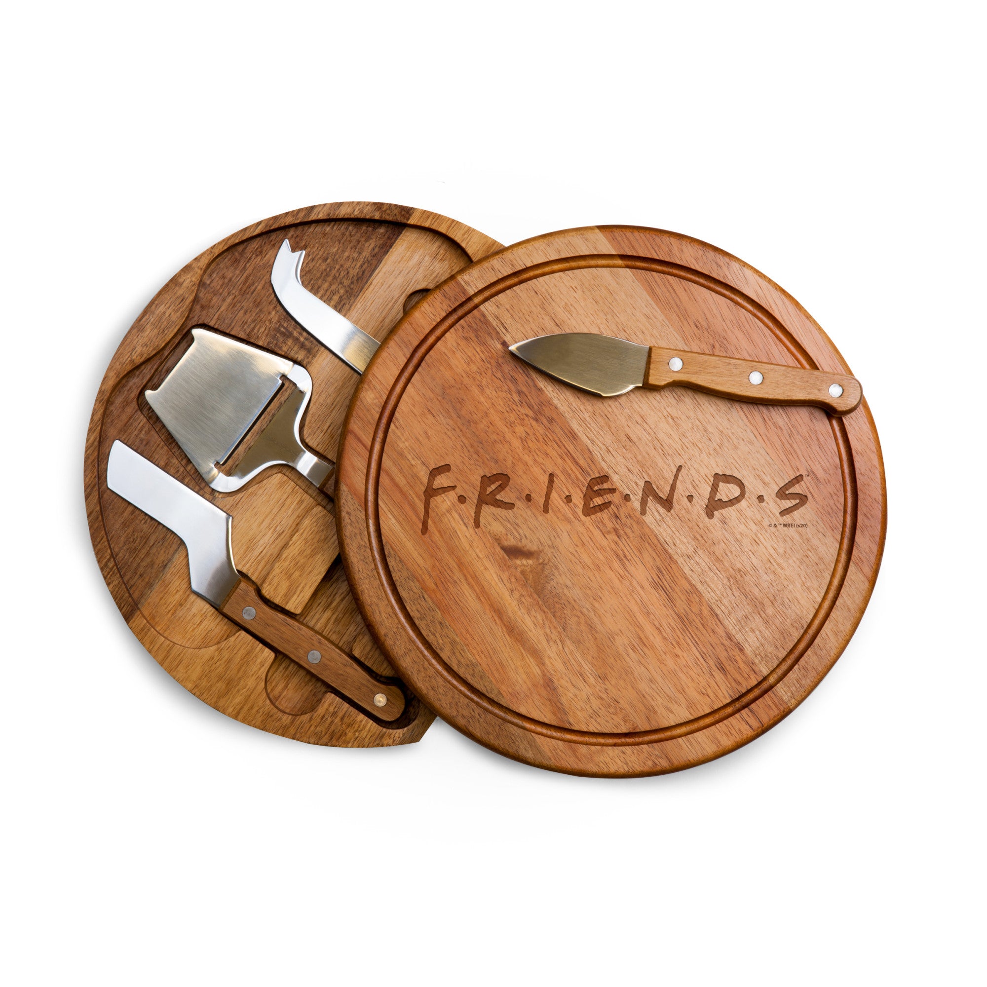 Friends - Acacia Circo Cheese Cutting Board & Tools Set