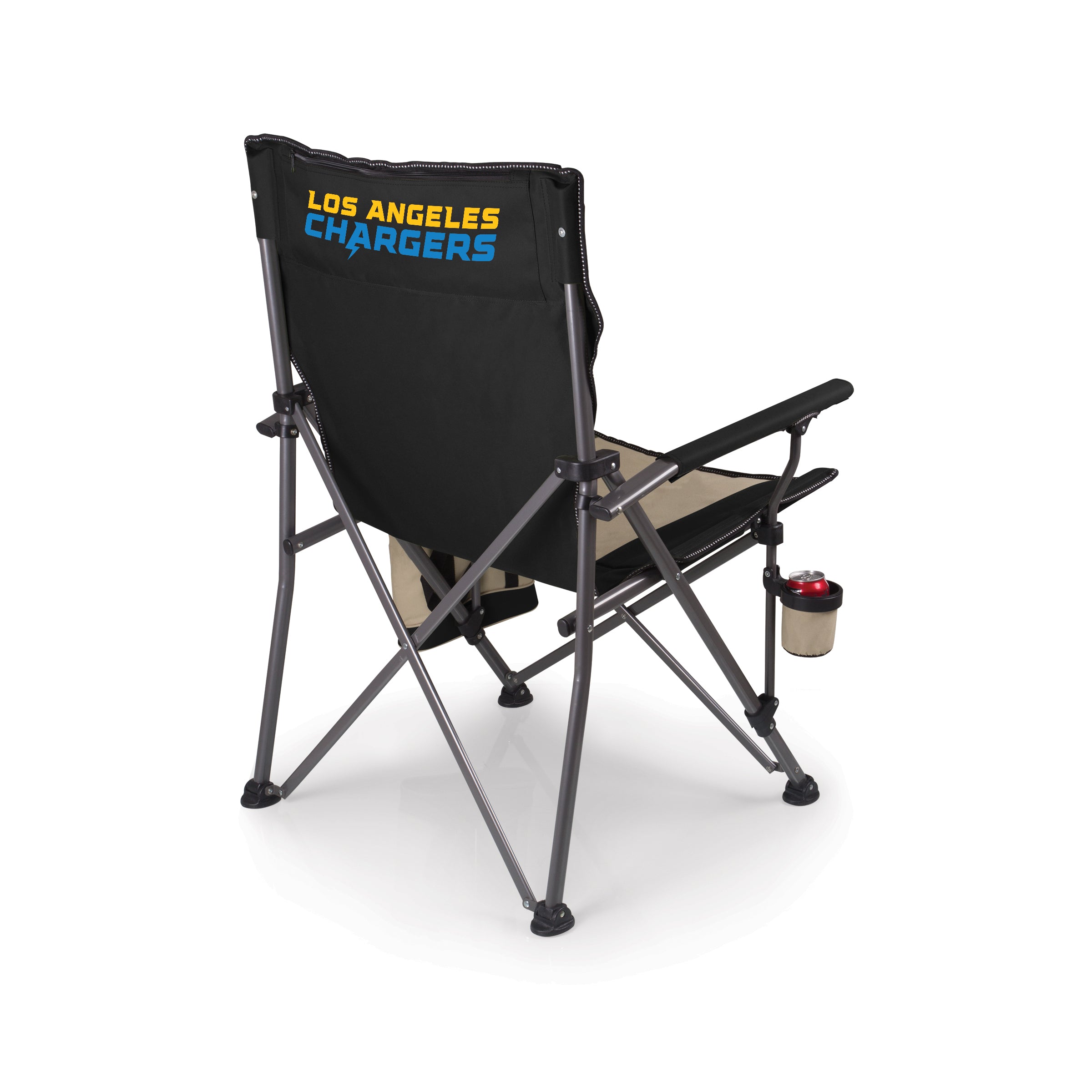 Los Angeles Chargers - Big Bear XXL Camping Chair with Cooler-Picnic Time Family of Brands