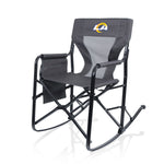Los Angeles Rams - Woodland Rocking Camping Chair-Picnic Time Family of Brands: 1 of 2
