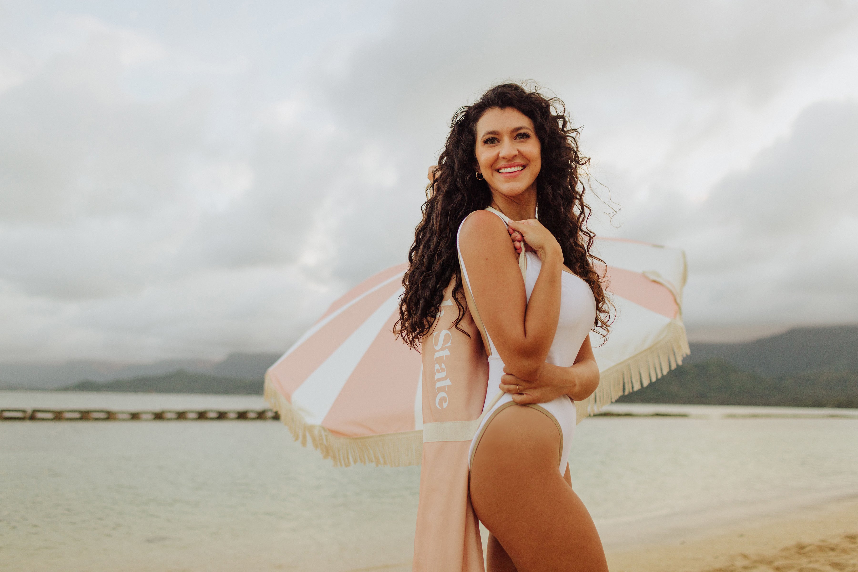 Summerland 6.5 ft. Portable Beach Umbrella