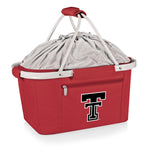 Texas Tech Red Raiders - Metro Basket Collapsible Cooler Tote-Picnic Time Family of Brands