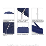 5.5 Ft. Portable Beach Umbrella