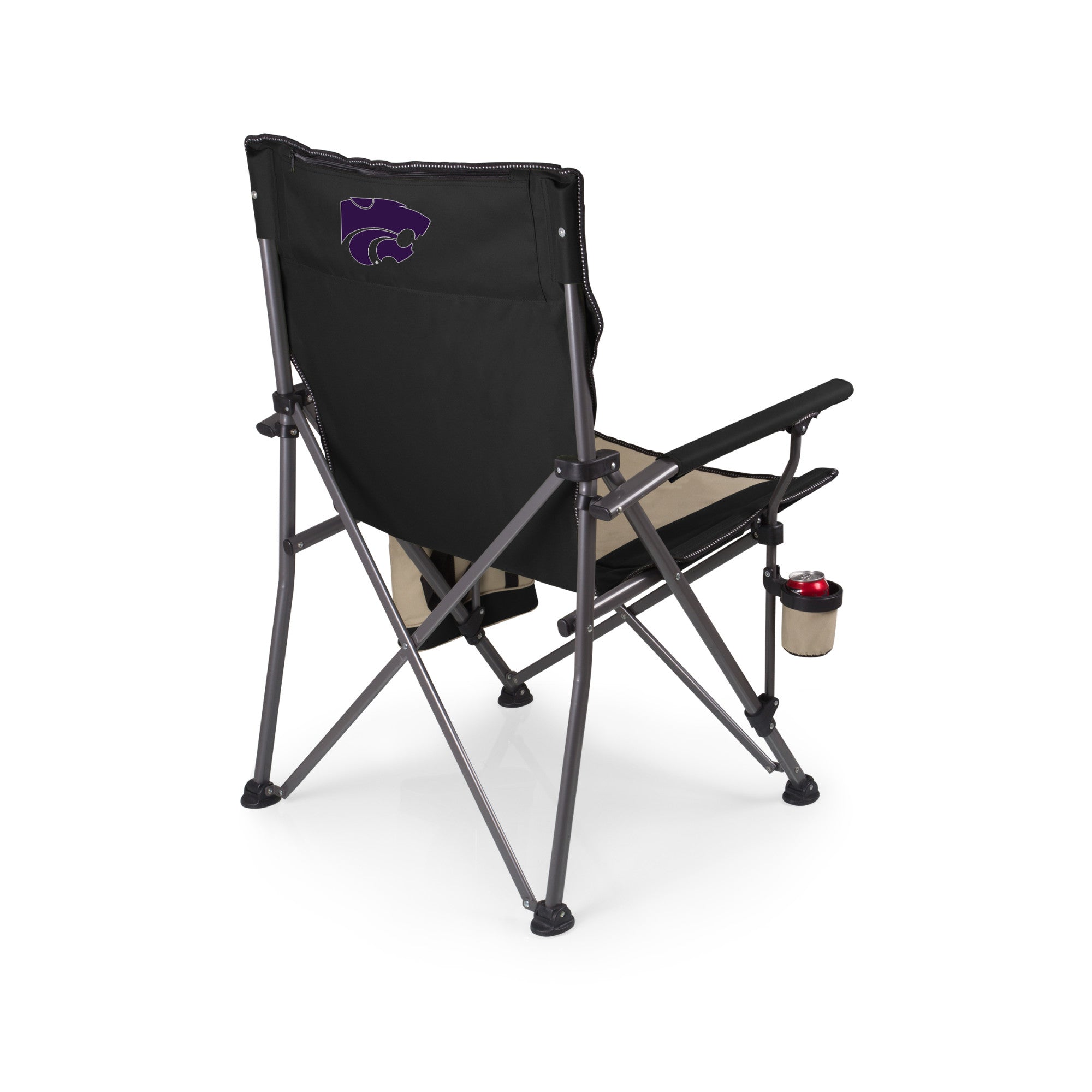 Kansas State Wildcats - Big Bear XXL Camping Chair with Cooler