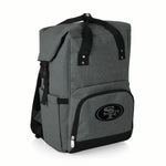 San Francisco 49ers - On The Go Roll-Top Backpack Cooler