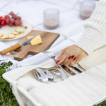 Terrabella Earth Friendly Handwoven Picnic Basket Set for 2